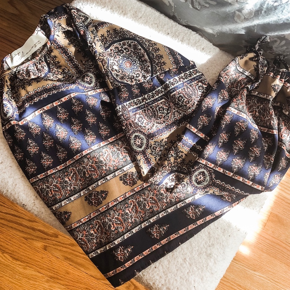 Patterned Blouse